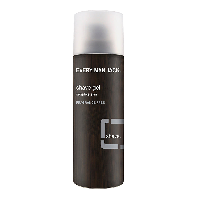 Every Man Jack Shave Gel for Sensitive Skin, Fragrance Free - 198 g