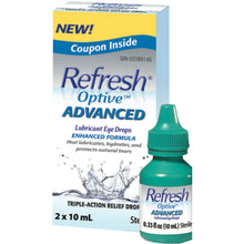 Load image into Gallery viewer, Refresh Optive Advanced Lubricant Eye Drops - 2 x 10 ml
