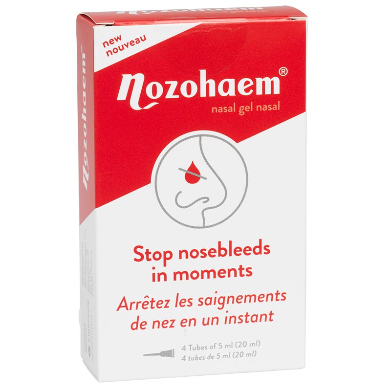 Nozohaem Nasal Gel - 4 tubes x 5 ml