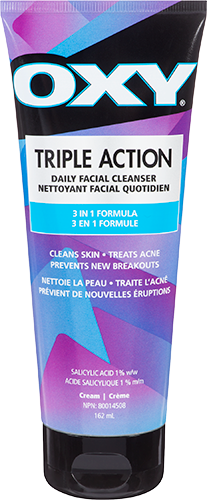 OXY Triple Action Daily Facial Cleanser 162 ml