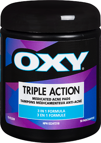 OXY Triple Action Medicated Acne Pads - 90 pads