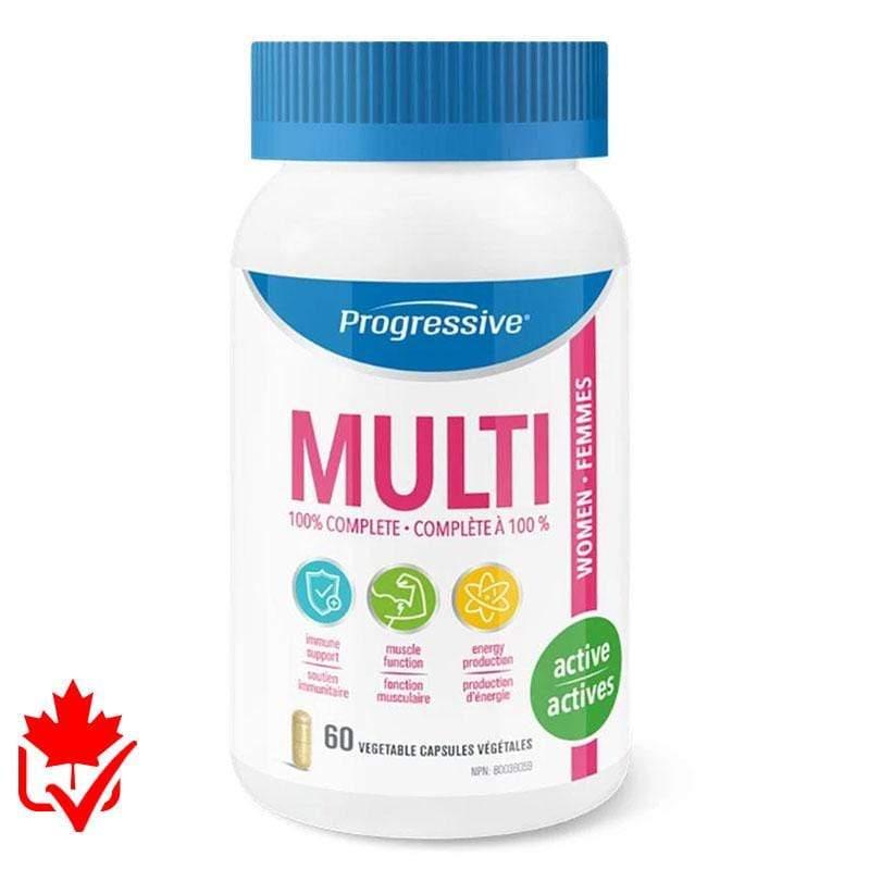 Progressive Multivitamin Active Women - 60 capsules