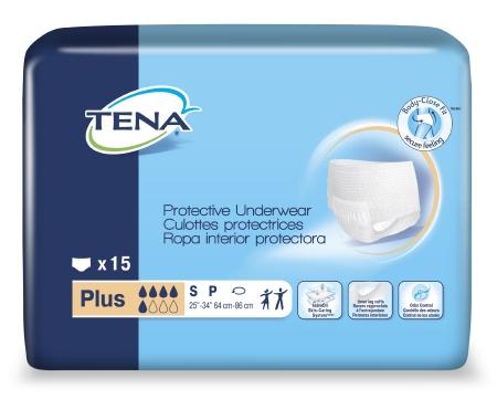 Tena Protective Underwear Plus, Small - 15 pieces