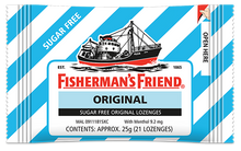 Load image into Gallery viewer, Fisherman&#39;s Friend Sucrose Free Original Lozenges - 22 lozenges
