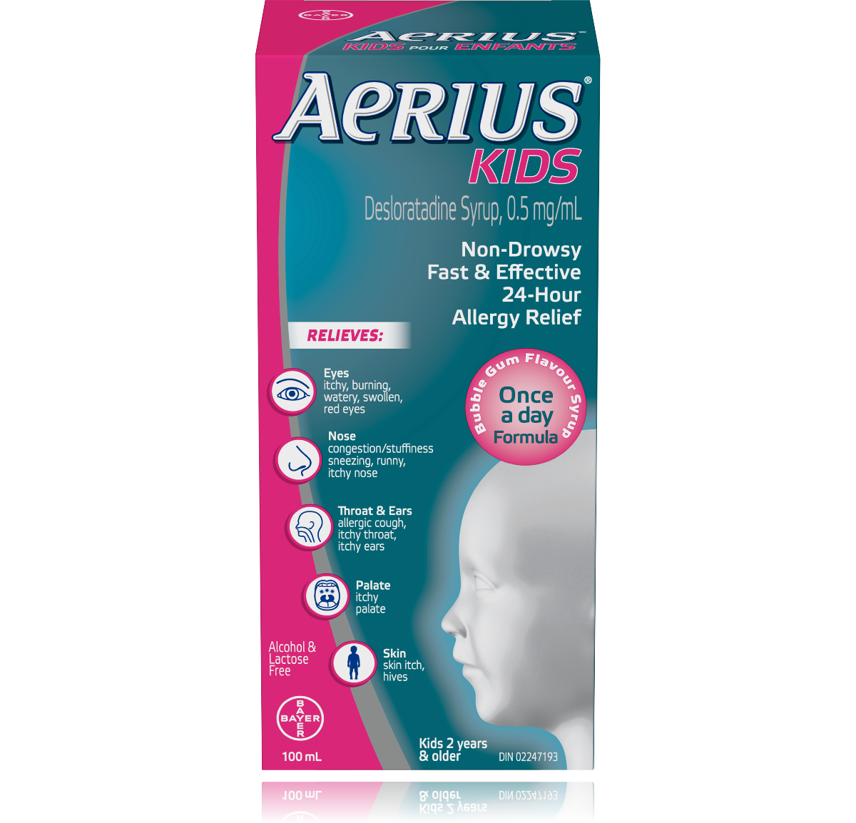 Aerius Kids Allergy Relief Liquid - 100 ml