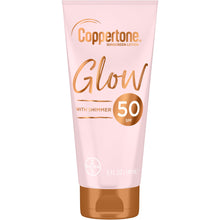 Load image into Gallery viewer, Coppertone Glow Brilliant Sunscreen Lotion with Shimmer SPF 50 - 148 ml
