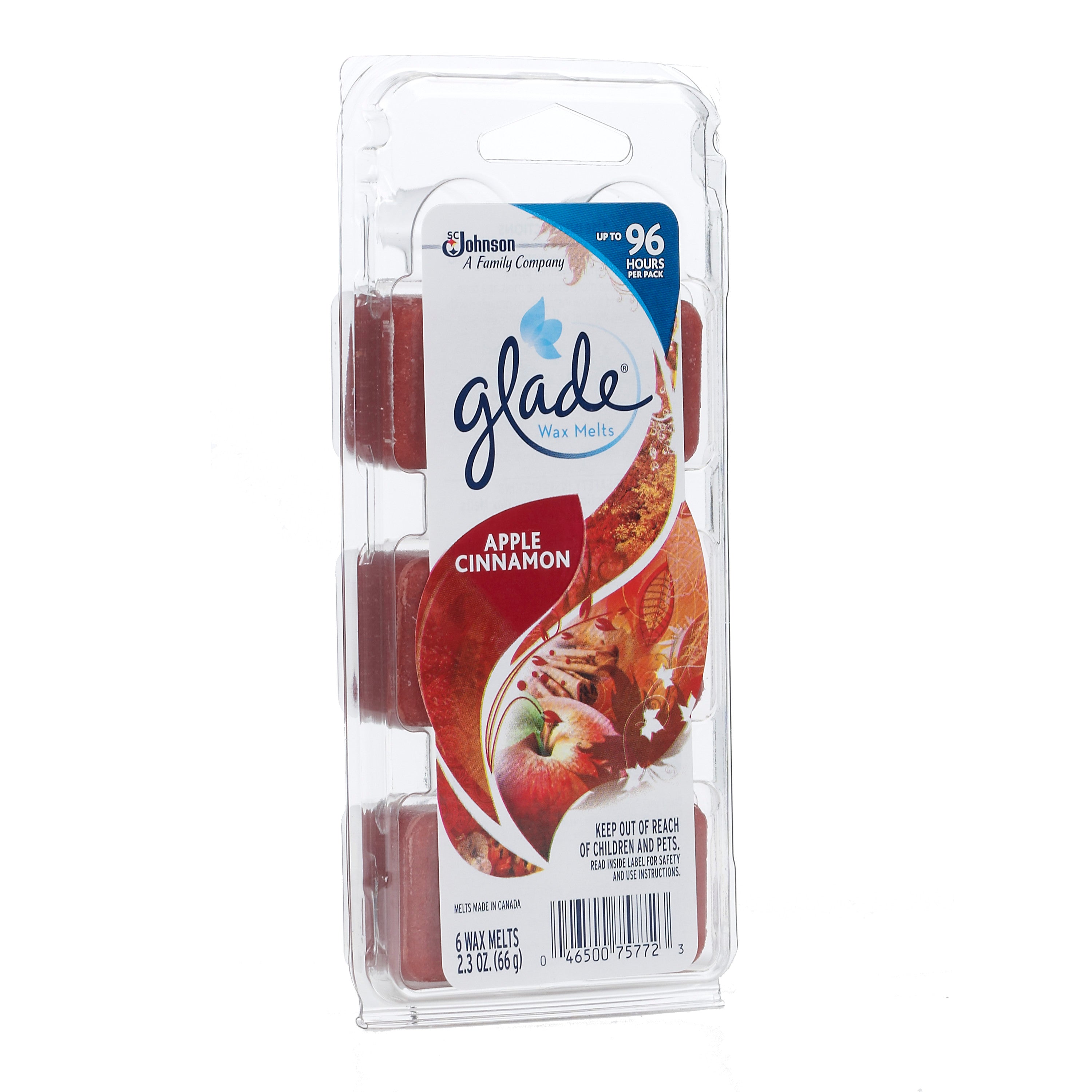 Glade Wax Melt Refills Air Freshener, Apple Cinnamon - 6 melts