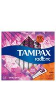 Load image into Gallery viewer, Tampax Radiant Super Plus Absorbency Tampons, Unscented - 32 tampons
