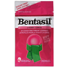 Load image into Gallery viewer, Bentasil Cough and Throat Lozenges, Cherry Flavour - 20 lozenges
