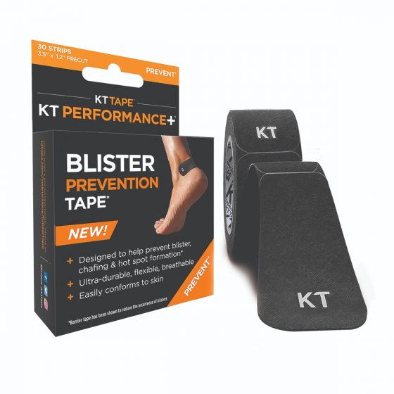 KT Tape KT Performance+ Blister Prevention Tape, Black - 30 pieces