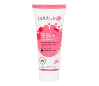 Bubble T Shower Gel, Hisbiscus & Acai Berry Tea - 200 ml