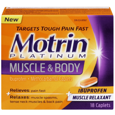 Motrin Platinum Muscle & Body - 18 caplets