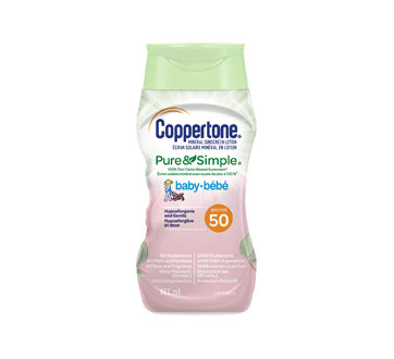 Coppertone Baby Pure & Simple Mineral Sunscreen Lotion SPF 50 - 177 ml