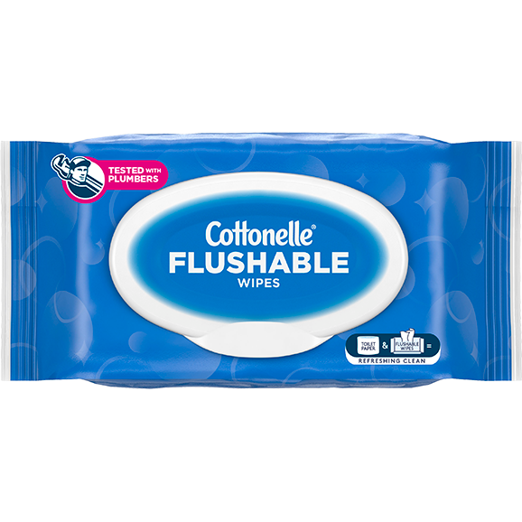 Cottonelle Flushable Wipes - 42 wipes