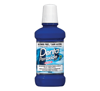 Denta-Peroxide 1.5% Hydrogen Peroxide Antiseptic Mouth Sore Rinse - 240 ml