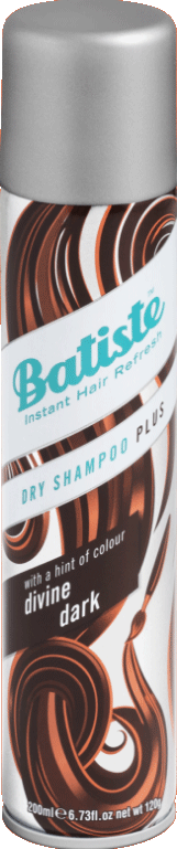 Batiste Dry Shampoo Plus, Divine Dark - 200 ml