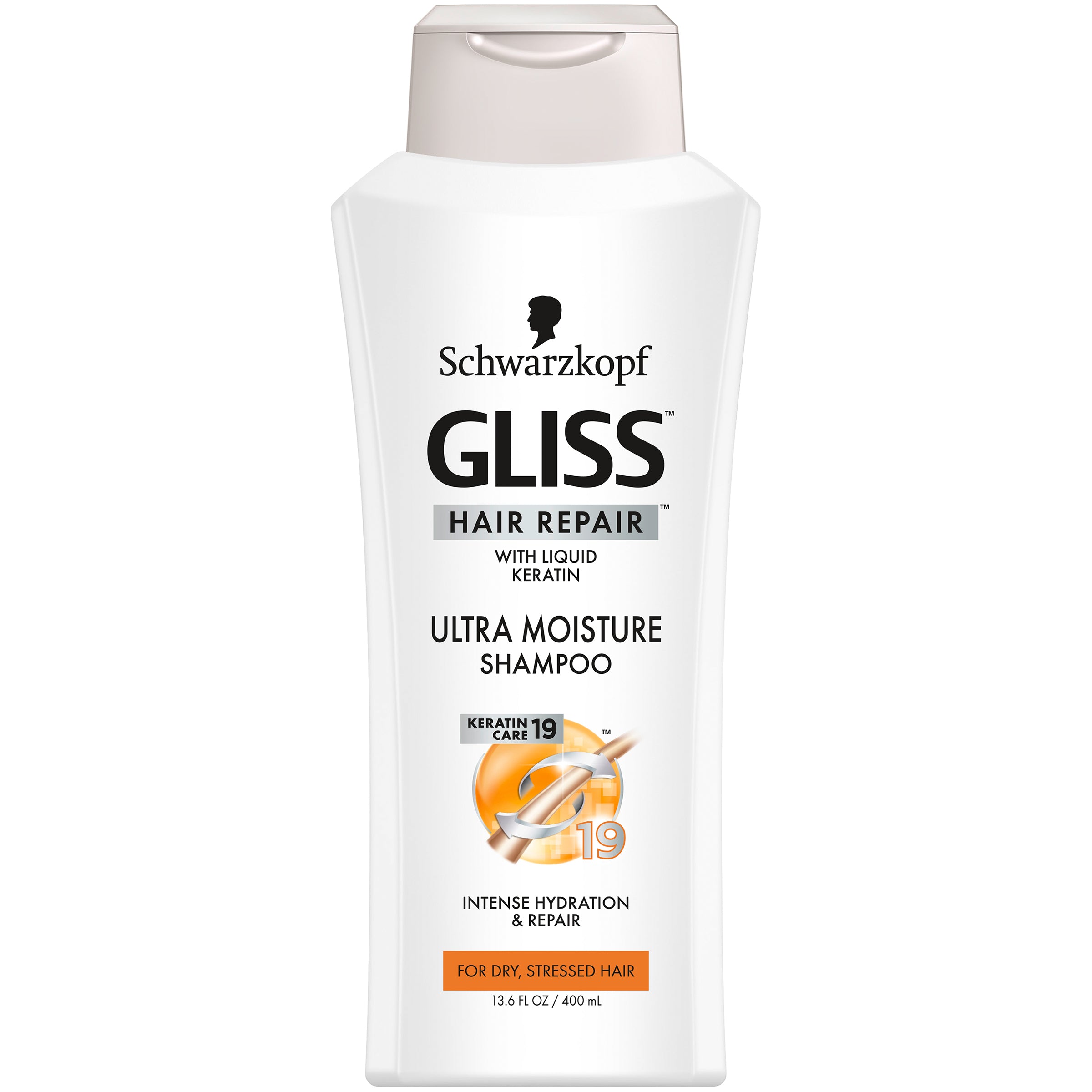Schwarzkopf Gliss Hair Repair, Ultra Moisture Shampoo - 400 ml