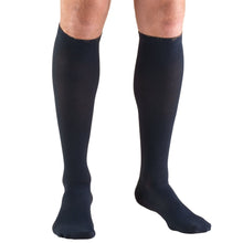 Load image into Gallery viewer, Truform Men&#39;s Knee High Socks, 15-20 mmHg, Small, Navy - 1 pair
