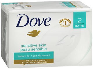 Dove Sensitive Skin Fragrance-Free Beauty Bar - 2 x 106 g