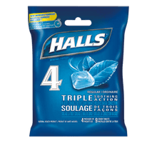 Load image into Gallery viewer, Halls Triple Soothing Action, Regular - 4 x 9 cough tablets
