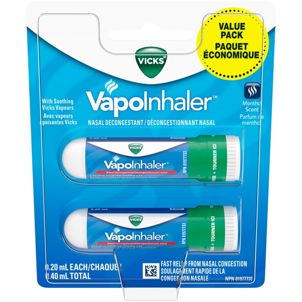 Vicks VapoInhaler Twin Pack - 0.20 ml x 2