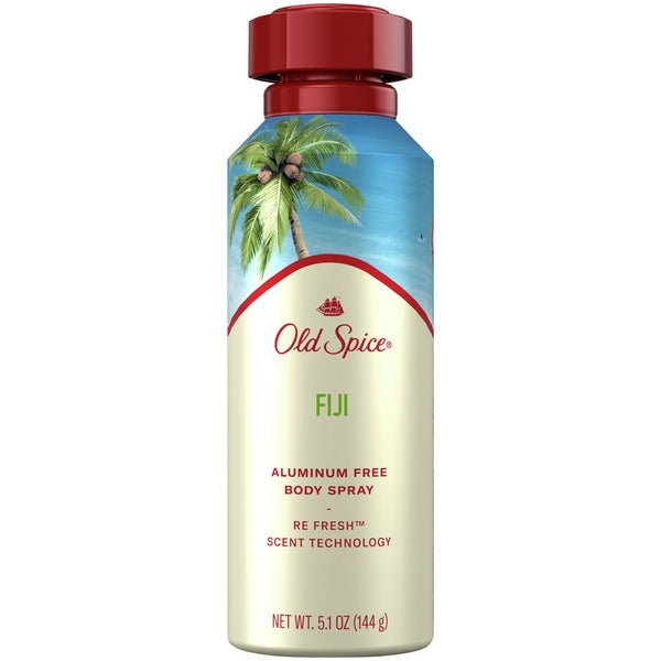 Old Spice Aluminum Free Body Spray, Fiji - 144 g