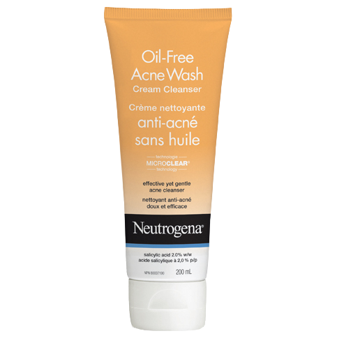 NEUTROGENA Oil-Free Acne Wash Cream Cleanser 200ml