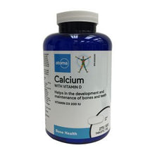 Load image into Gallery viewer, Atoma Calcium 500 mg with Vitamin D3 200 IU - 275 tablets
