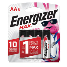 Load image into Gallery viewer, Energizer MAX AA Batteries - 8 pack
