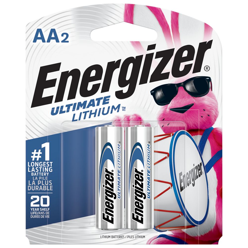 Energizer Ultimate Lithium AA Batteries - 2 pack