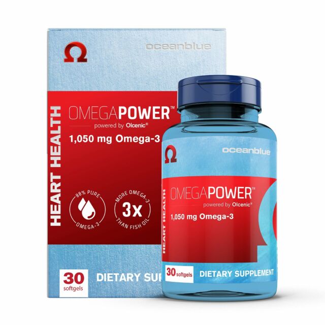 Ocean Blue Omega Power 1050mg Omega-3 - 30 softgels