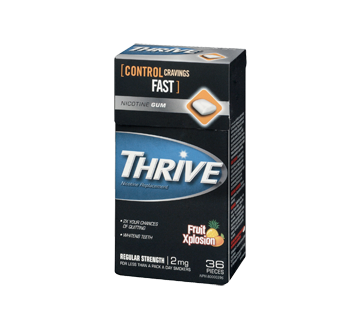 Thrive Nicotine Replacement, Regular Strength,2mg, Fruit Explosion - 36pieces 