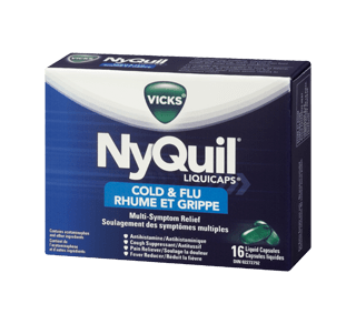 Vicks NyQuil Liquicaps for Cold & Flu - 16 liquid capsules