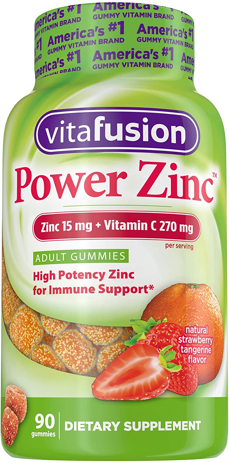 Vitafusion Power Zinc 15 mg + Vitamin C 270 mg - 90 gummies