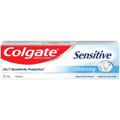 Colgate Sensitive Toothpaste, Whitening - 72 ml